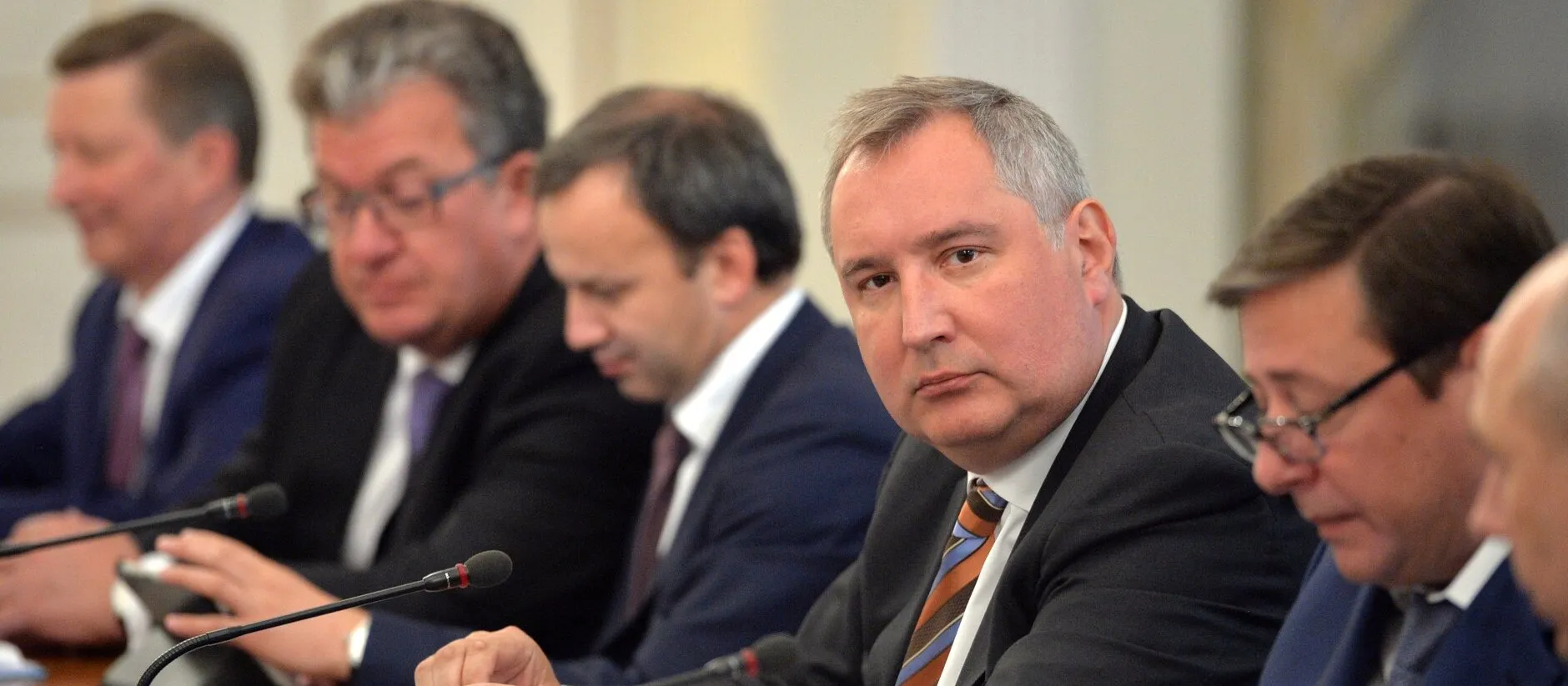 Dmitry Rogozin at a government meeting, July 2015. Photo: kremlin.ru, CC BY 4.0
