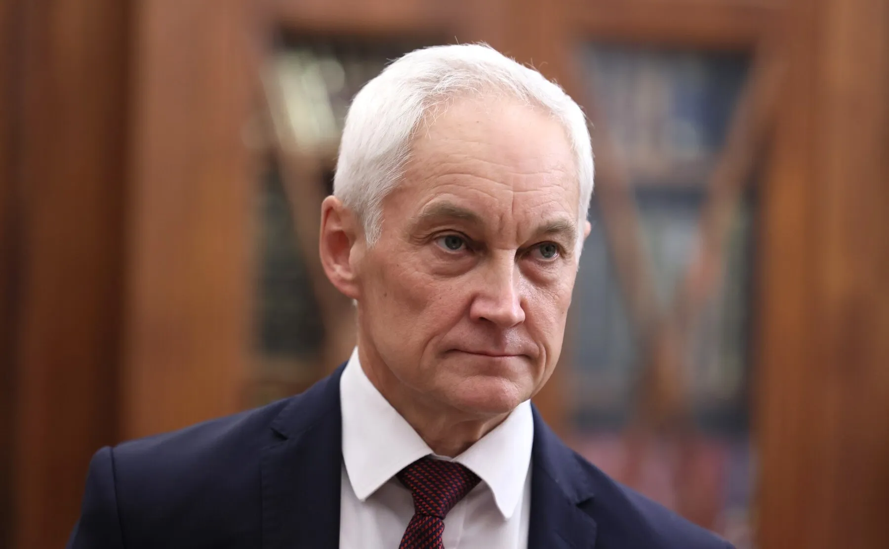 Andrei Belousov as first deputy prime minister, November 2023 — six months before his move to the Defence Ministry. Photo: Presidential Executive Office. Licence: CC BY 4.0 (attribution to Kremlin.ru required). Source: Wikimedia Commons